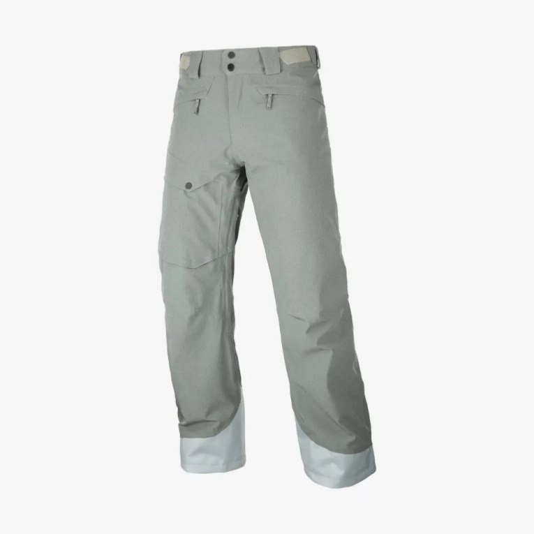 Light Olive Salomon Untracked Men's Ski Pants | PH 35291T